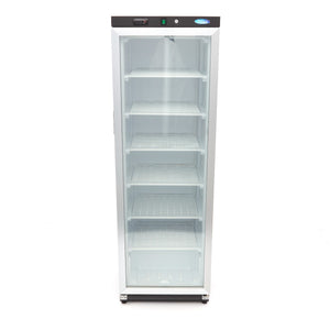 Vrieskast - 400 L - Zwart - met Glazen Deur