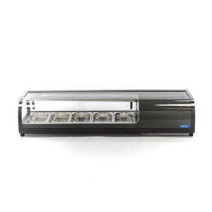 Sushi- en Tapasvitrine - 52 L - 5 x 1/3 GN - Tafelmodel
