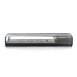 Sushi- en Tapasvitrine - 132 L - 5 x 1/2 GN - Tafelmodel