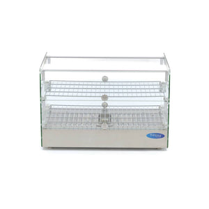 Warmhoudvitrine - 50 L - 55 cm - 2 Niveaus