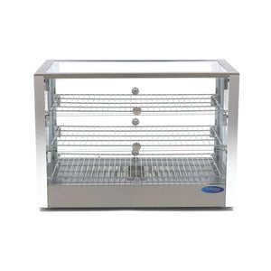 Warmhoudvitrine - 115 L - 70 cm - 3 Niveaus