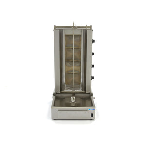 Shoarma Grill - 4 Branders - 70 Kg Vlees - Gas
