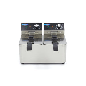 Frituurpan - 2x 4 L - 2 Manden - tot 1,5 Kg Frites