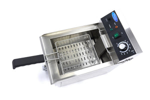 Frituurpan - 10 L - 1 Mand - met Tapkraan