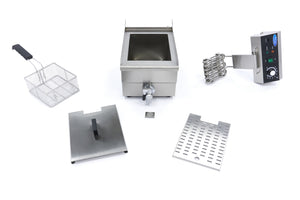 Frituurpan - 10 L - 1 Mand - met Tapkraan