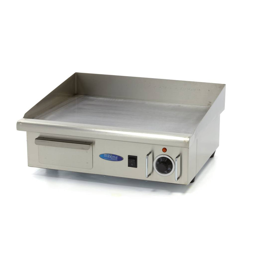 Grillplaat - Glad - 55 cm - incl. Opvangbak