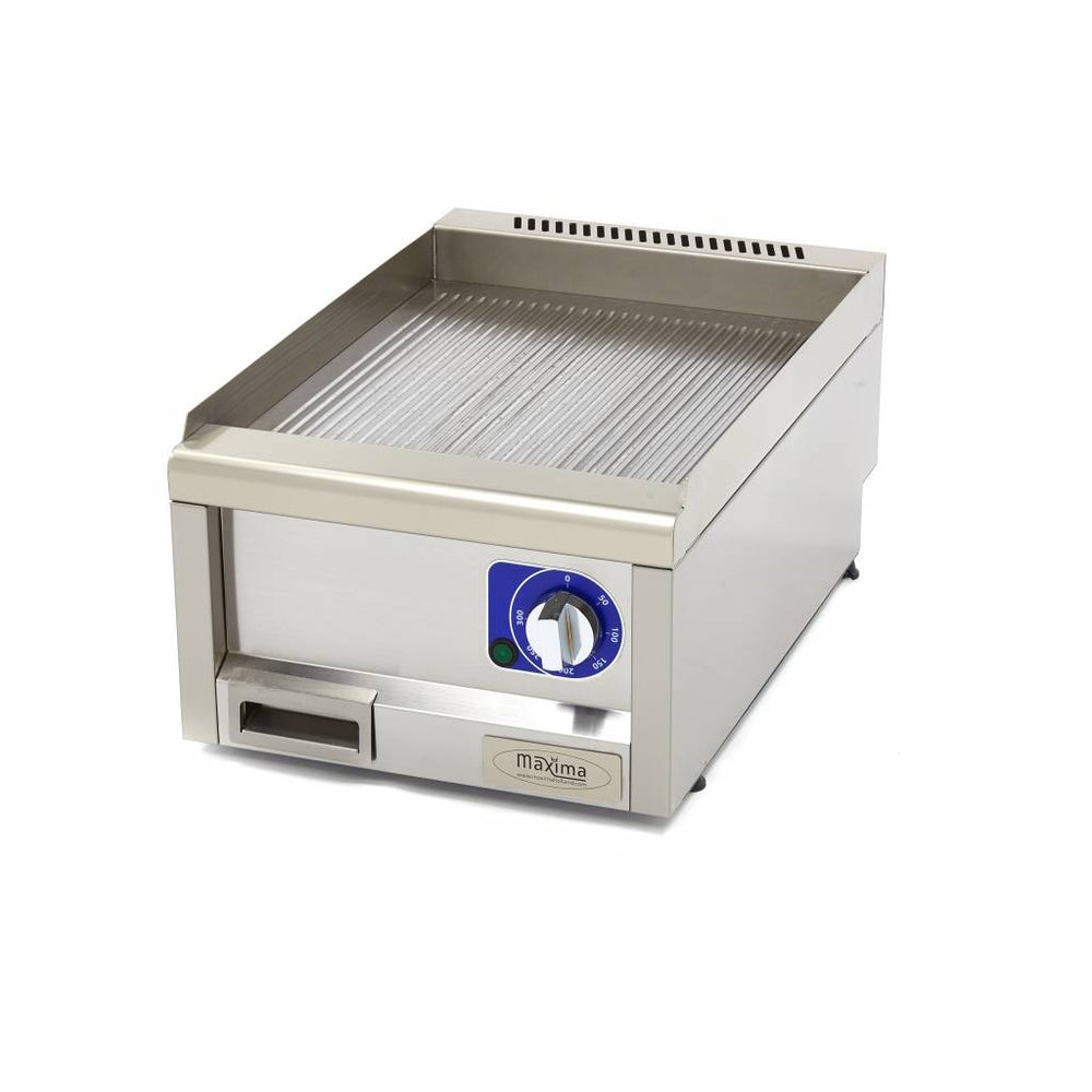 Horeca Grillplaat - Gegroefd - Enkel - 60 cm Diep