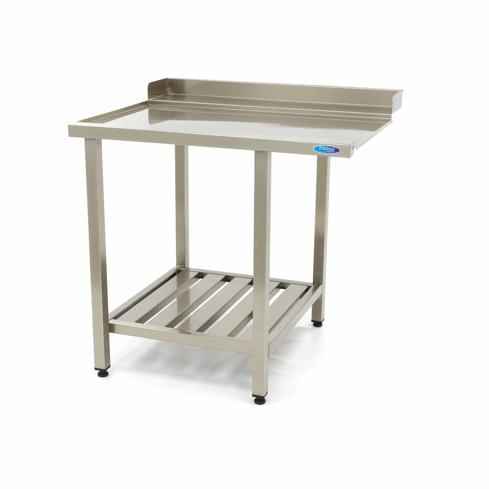 Spoeltafel - 120 x 75 cm - Afvoer Vaatwasser Links - incl. Onderschap