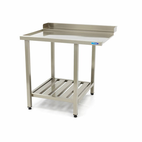 Spoeltafel - 120 x 75 cm - Afvoer Vaatwasser Links - incl. Onderschap