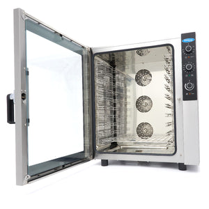 Combisteamer - 10 Bakken (1/1 GN / 60 x 40 cm) - Analoog - 400V