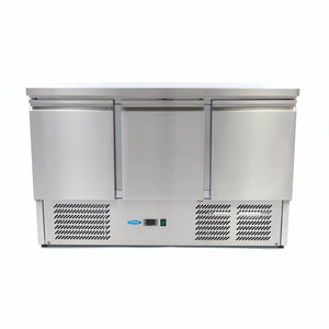 Koelwerkbank - 137 cm - 3 Deuren