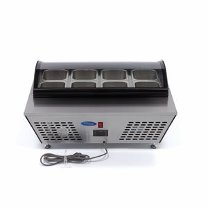 Saladette - 67 L - Tafelmodel - 8 x 1/6 GN