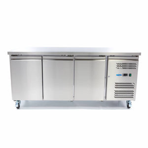Koelwerkbank - 180 cm - 3 Deuren