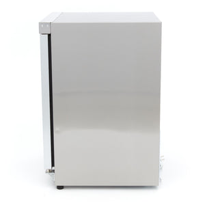 Koelkast - 200 L - Rvs - met Glazen Deur