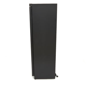 Vrieskast - 400 L - 6 Vaste Roosters - Zwart