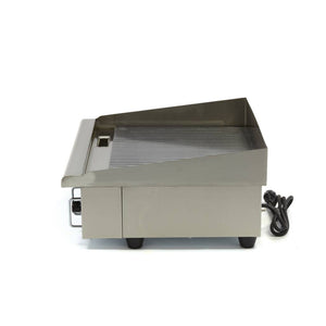 Grillplaat - Gegroefd - 55 cm - incl. Opvangbak
