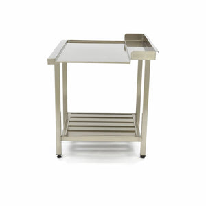 Spoeltafel - 70 x 75 cm - Afvoer Vaatwasser Links - incl. Onderschap