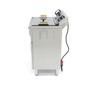 Frituurpan - 35 L - 1 Mand - met Tapkraan - 400V