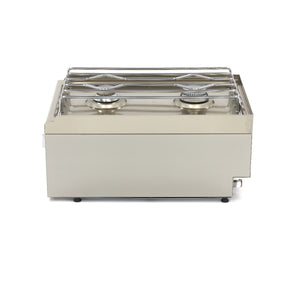 Kookplaat Horeca - 2 Pitten - Enkel - 60 cm Diep - Gas