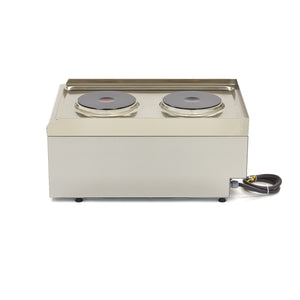 Kookplaat Horeca - 2 Pitten - Enkel - 60 cm Diep - Elektrisch