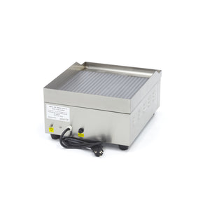 Grillplaat - Gegroefd - 36 cm - incl. Opvangbak