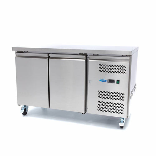 Koelwerkbank - 136 cm - 2 Deuren