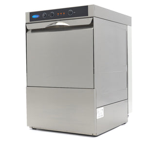 Horeca Vaatwasser - 40 x 40 cm - met Afvoer-, Glansspoel- en Zeeppomp - 230V