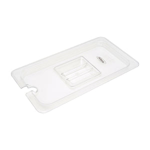 Gastronorm Deksel - 1/3 GN - Polycarbonaat - met Uitsparing