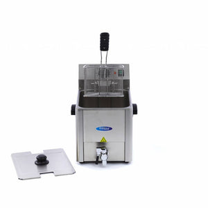 Frituurpan - 8 L - 1 Mand - met Tapkraan