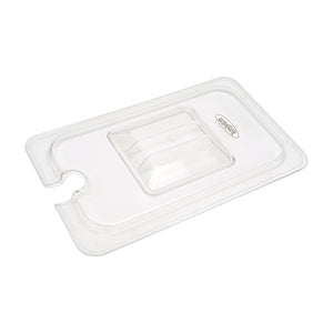 Gastronorm Deksel - 1/4 GN - Polycarbonaat - met Uitsparing