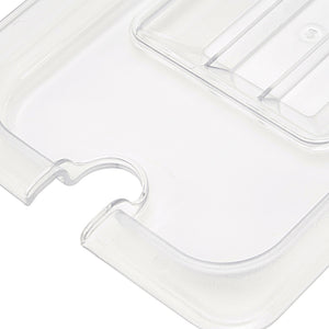 Gastronorm Deksel - 1/4 GN - Polycarbonaat - met Uitsparing
