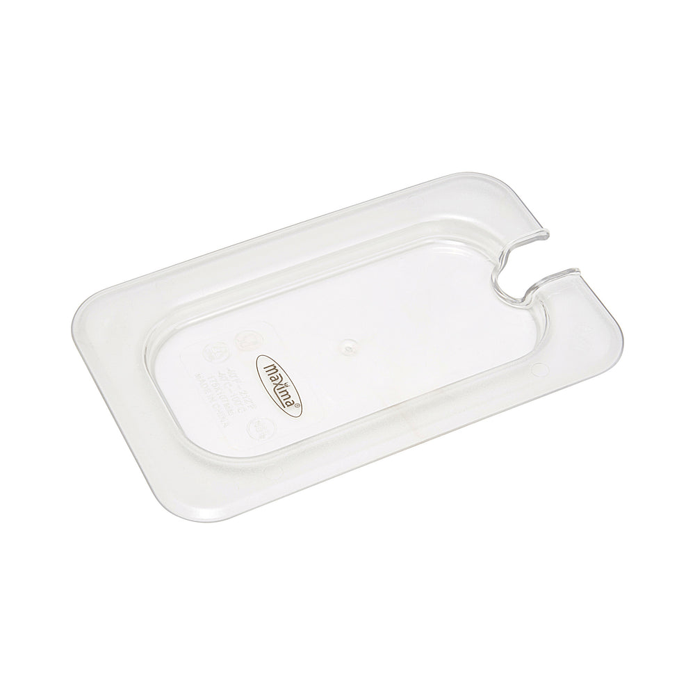 Gastronorm Deksel - 1/9 GN - Polycarbonaat - met Uitsparing