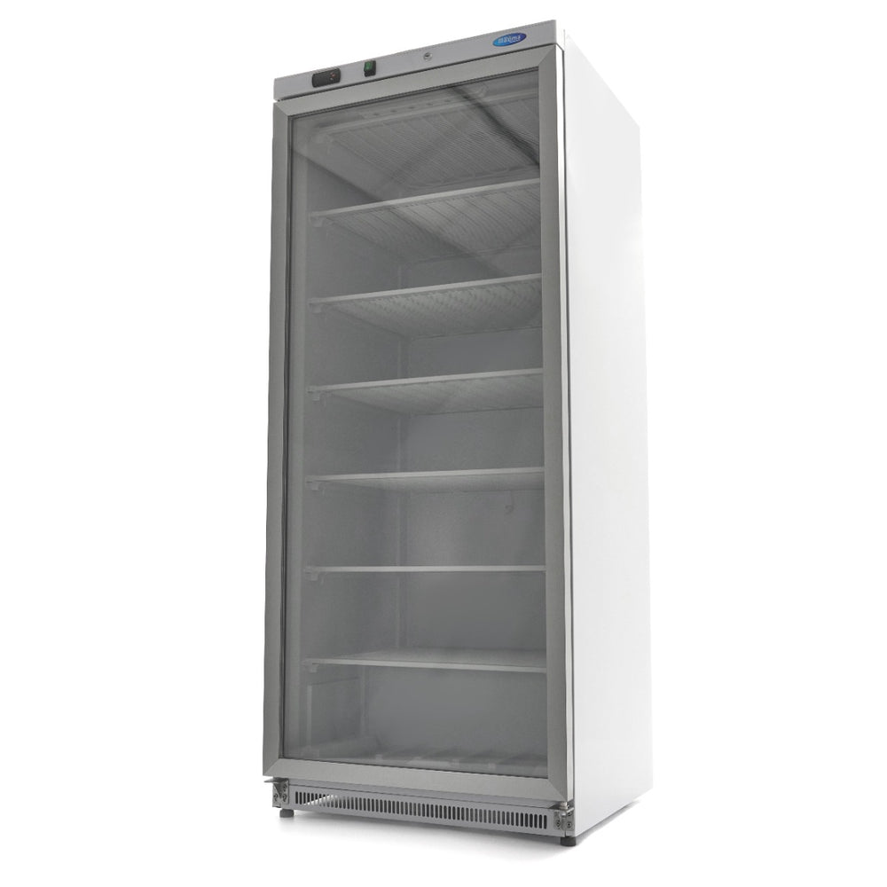 Vrieskast - 600 L - Wit - met Glazen Deur