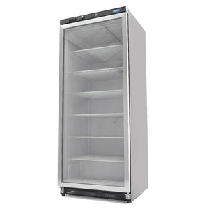 Vrieskast - 600 L - Zwart - met Glazen Deur