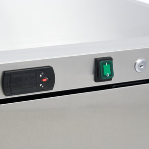 Koelkast - 200 L - 3 Verstelbare Roosters - Rvs