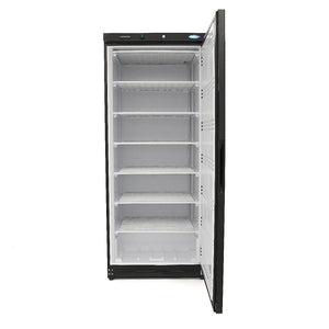 Vrieskast - 600 L - 6 Vaste Roosters - Zwart