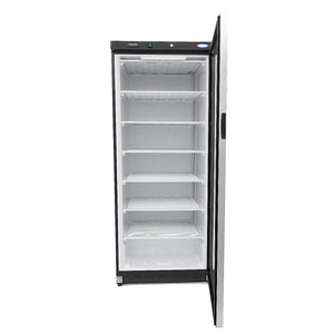Vrieskast - 600 L - Zwart - met Glazen Deur