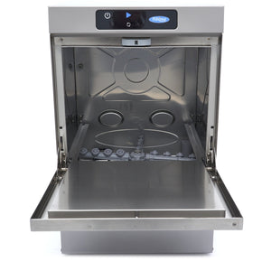 Horeca Vaatwasser - 40 x 40 cm - met Afvoer-, Glansspoel- en Zeeppomp - Digitaal Display -230V