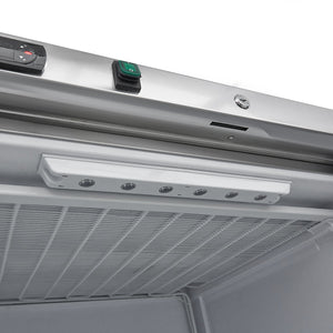 Vrieskast - 600 L - Rvs - met Glazen Deur