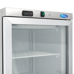 Vrieskast - 400 L - Rvs - met Glazen Deur