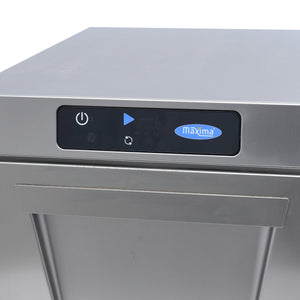 Horeca Vaatwasser - 40 x 40 cm - met Afvoer-, Glansspoel- en Zeeppomp - Digitaal Display -230V