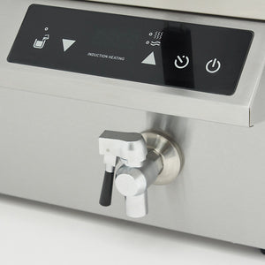 Frituurpan - 2x 8 L - 2 Manden - met Tapkraan - Inductie