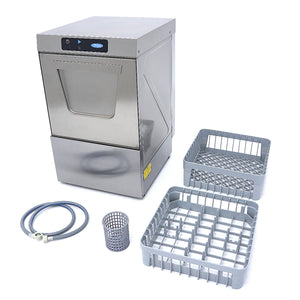 Horeca Vaatwasser - 40 x 40 cm - met Glansspoelpomp - Digitaal Display - 230V