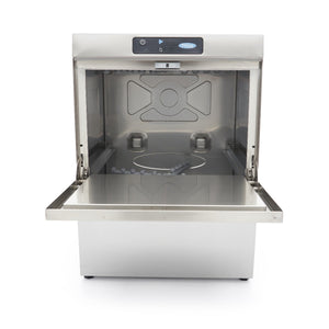 Horeca Vaatwasser - 50 x 50 cm - met Afvoer-, Glansspoel- en Zeeppomp - Digitaal Display - 230V