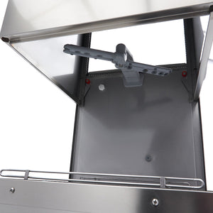 Doorschuifvaatwasser - 50 x 50 cm - met Afvoer-, Glansspoel- en Zeeppomp – 400V