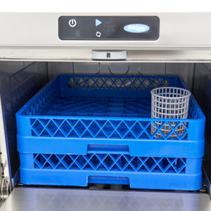 Horeca Vaatwasser - 50 x 50 cm - met Afvoer-, Glansspoel- en Zeeppomp - Digitaal Display - 230V