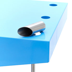Suikerspinmachine – Ø 52 cm – Blauw – met Onderstel