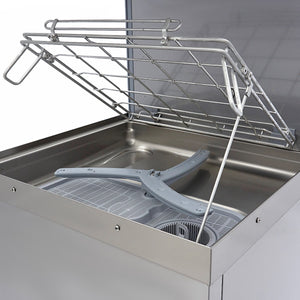 Doorschuifvaatwasser - 50 x 60 cm - met Glansspoel- en Zeeppomp – 400V