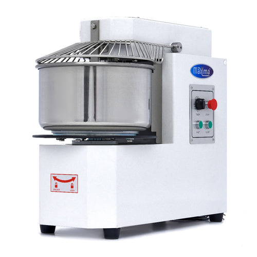 Spiraalkneder - 20 L - 12 Kg Deeg - 2 Snelheden - Uitneembare Kom