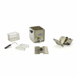 Frituurpan - 8 L - 1 Mand - met Tapkraan